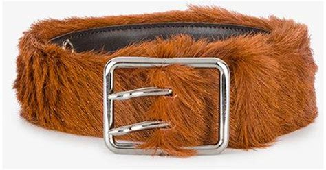 prada fur belt|prada belt for men.